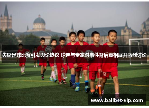 失窃足球比赛引发舆论热议 球迷与专家对事件背后真相展开激烈讨论